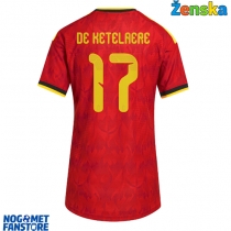 Belgija Charles De Ketelaere #17 Domaci Dres za Ženska SP 2026 Kratak Rukav